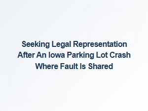 Strategies for Shared Fault Iowa Parking Lot Accidents