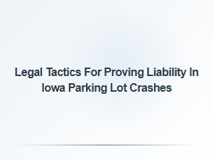 Proving Fault in Iowa Parking Lot Settlements